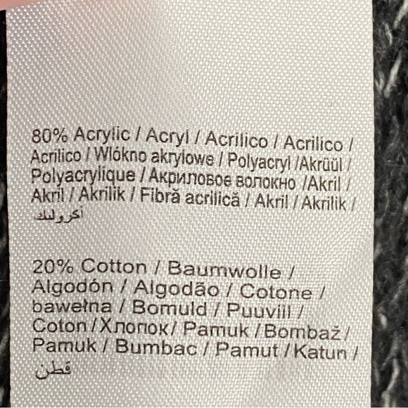 Vero Moda Tango Sweater Pull Over Sz Small Grey Loose Knit Stretchy Zipper Back - Picture 7 of 9